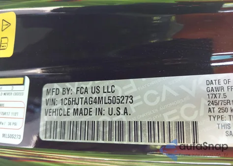 2021 Jeep Gladiator Sport S 4X4 from USA, damaged, VIN 1C6HJTAG4ML505273